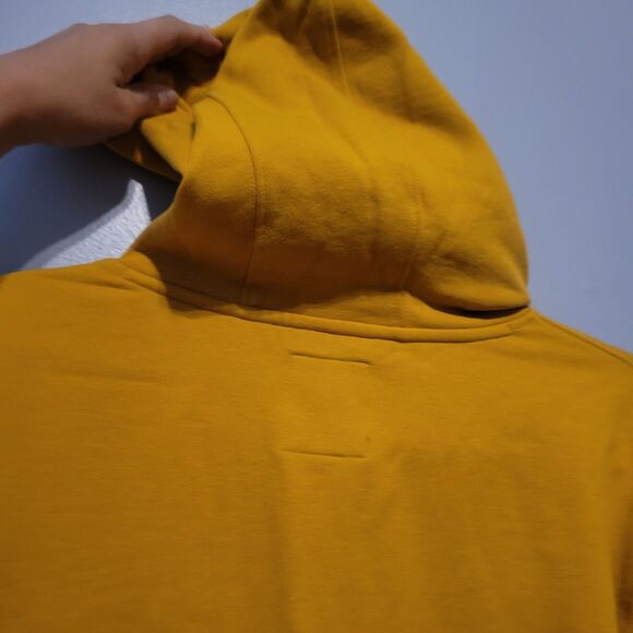 Vans Hoodie In Our Hands Pullover Golden Yellow Size Medium Skater Streetwear - Picture 3 of 16